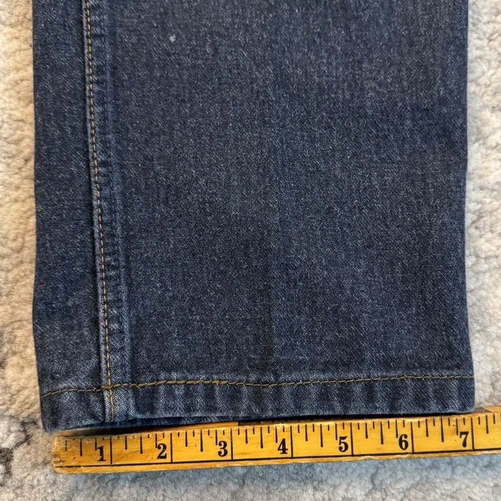 Vintage 90s Levi's 505 Straight Denim Jeans Dark‎ Wash Size 33W 30L Short - Picture 13 of 13